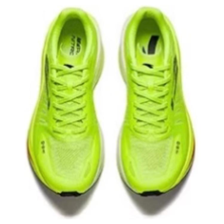 Anta Rocket 6.0 Pro Coverage Rebound Coverage Rebound Low top Training Racing Running Shoes Men’s Neon Green