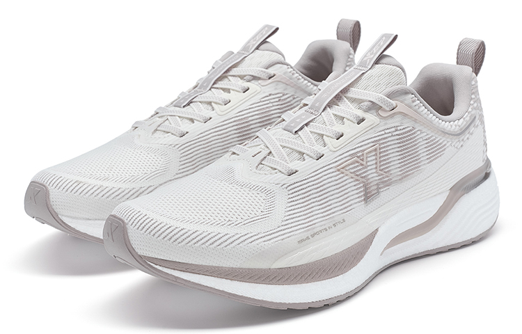 XTEP Running Shoes Women’s Low Top Sail White/Silent Gray