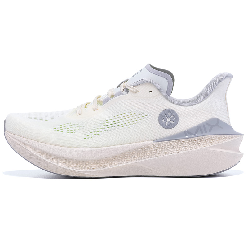 BMAI Jingtan Mix 2.0 Mid Top Running Shoes Women’s White Rice Gray