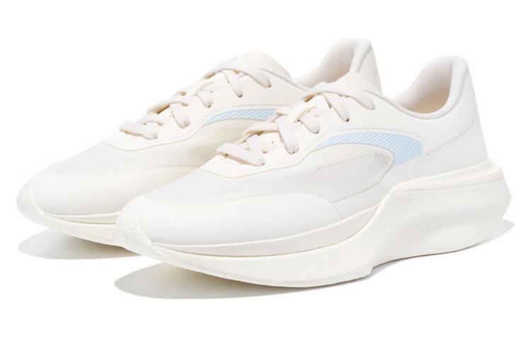 LI NING 1990 Rebound Cushioning Height Increasing Low top Casual Running Shoes Women’s White Blue