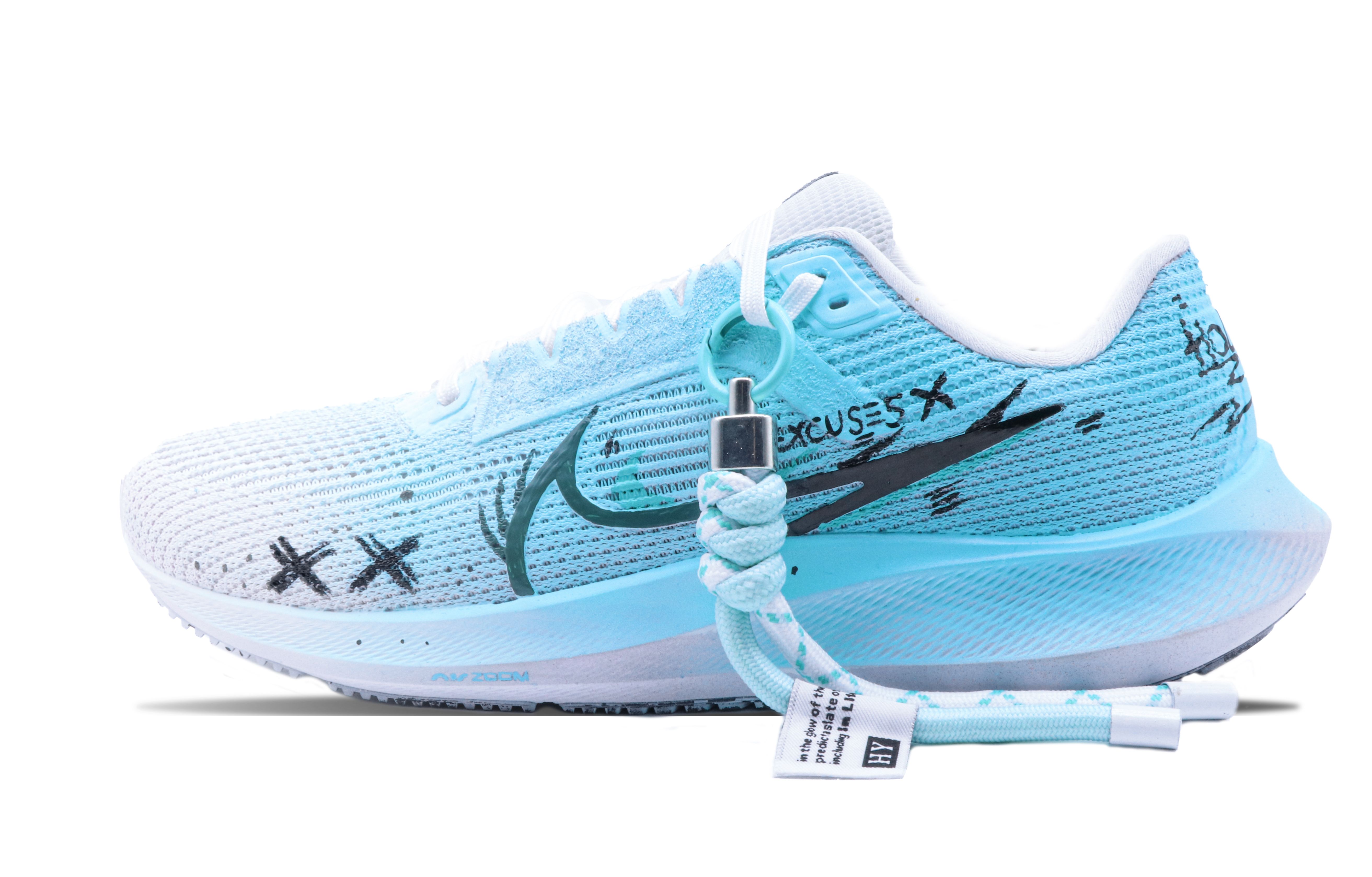 Nike Air Zoom Pegasus 40 Comfortable Abrasion Resistant Breathable Low top Running Shoes Men’s Blue