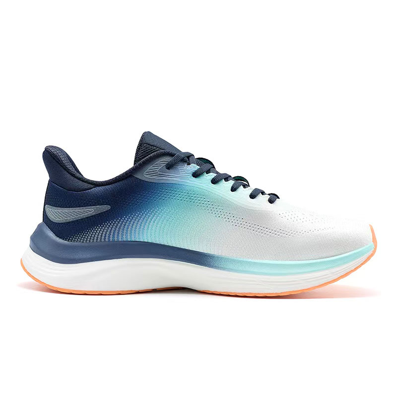 PEAK Cushioning Lightweight Cushioning Lightweight Low top Casual Running Shoes Men’s Ecru Blue