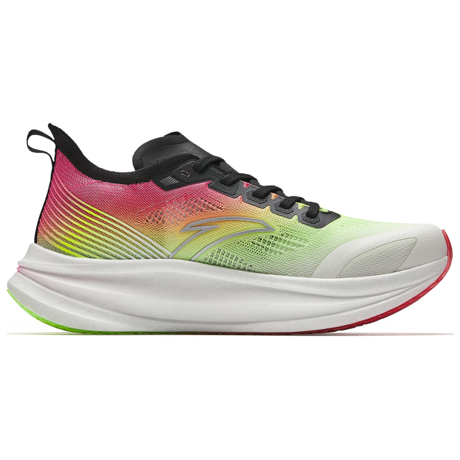 Anta Fabric Cushioning Abrasion Resistant Breathable Low top Full Length Carbon Plate Running Shoes Men’s