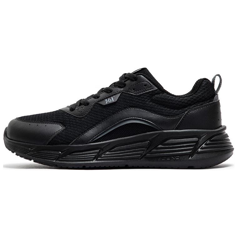 361° Blade Cushioning Breathable Height Increasing Low top Casual Running Shoes Men’s Obsidian Black