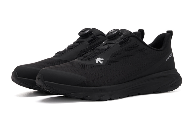 DESCENTE RUNNING Cushioning Slip Resistant Breathable Low top Running Shoes Men’s Black