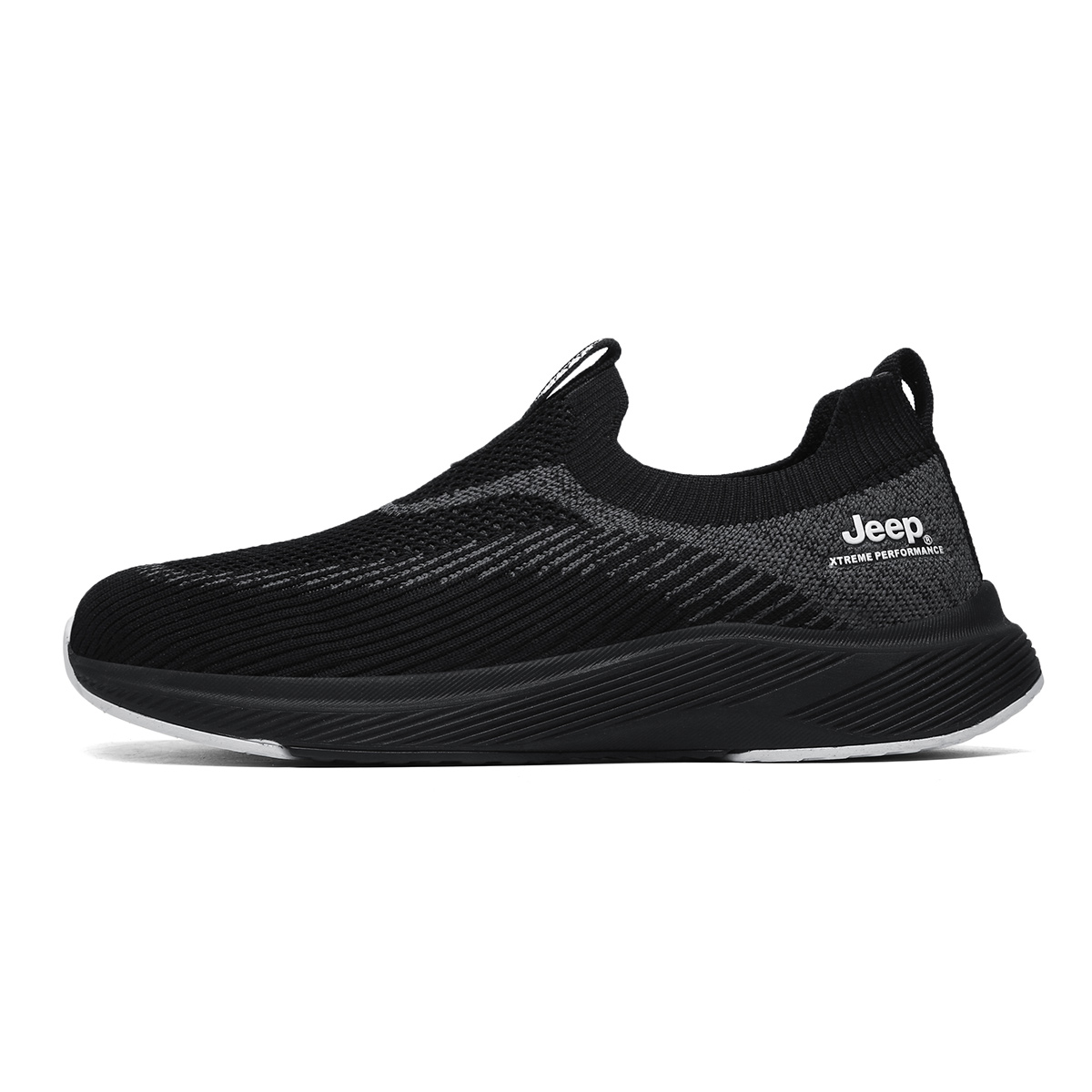Jeep Mesh Breathable Low top Running Shoes Men's Black