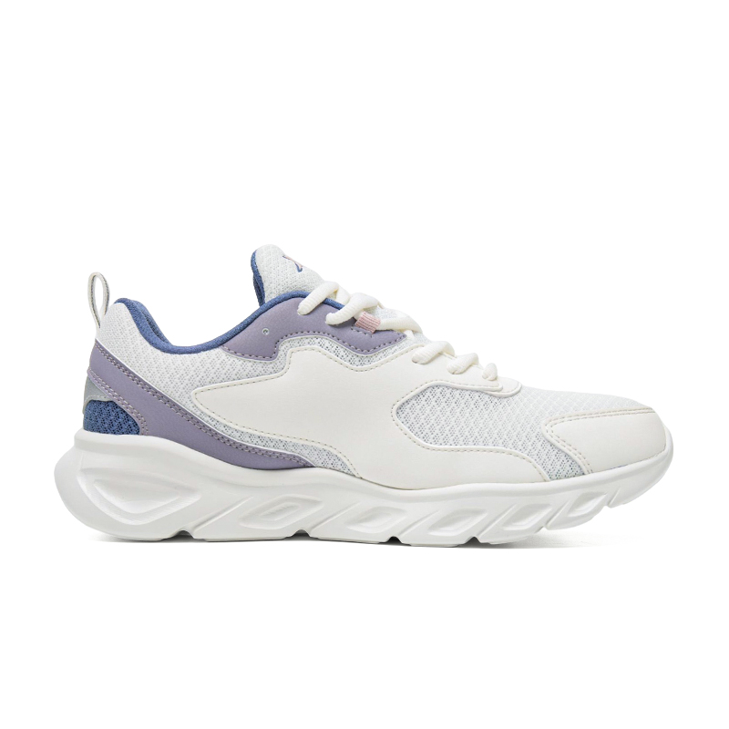 XTEP Cushioning Lightweight Low top Casual Running Shoes Women’s White Purple