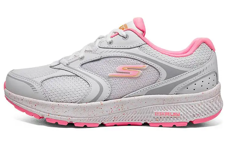 Skechers Go Run Consistent Comfortable Cushioning, Wear Resistant Low top Casual Running Shoes Women's White Pink
