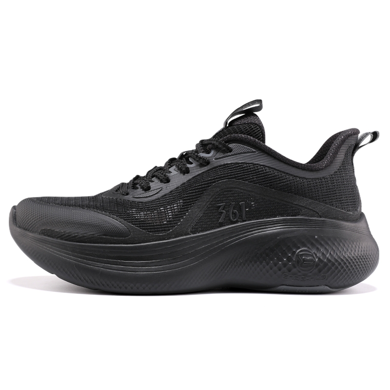 361° Slip Resistant Abrasion Resistant Low top Running Shoes Men’s Black