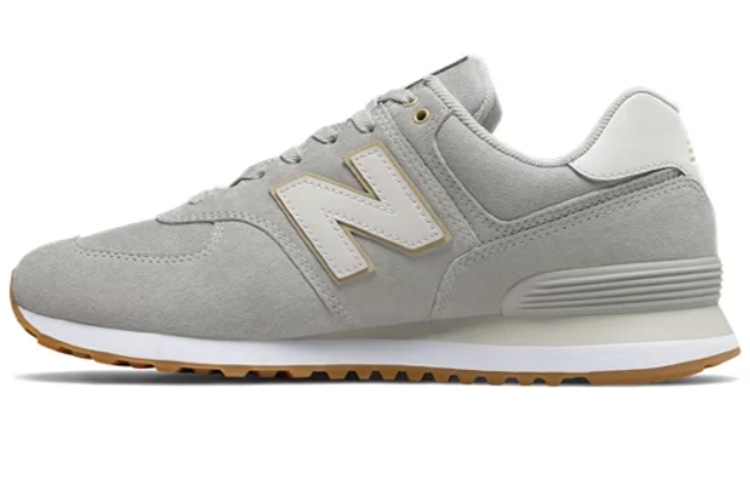 New Balance NB 574 V2 classic versatile low-top marathon running shoes for men and women, gray