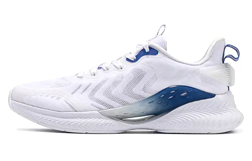 Xtep Hydrogen Wind 4.0, comfortable and trendy, shock-absorbing, breathable, lightweight, wear-resistant and non-slip, low-cut running shoes, men's white