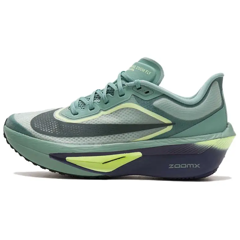 Nike Zoom Fly 6 Cushioning Breathable Low top Marathon Training Long Distance Running Sprint Running Shoes Men's Green