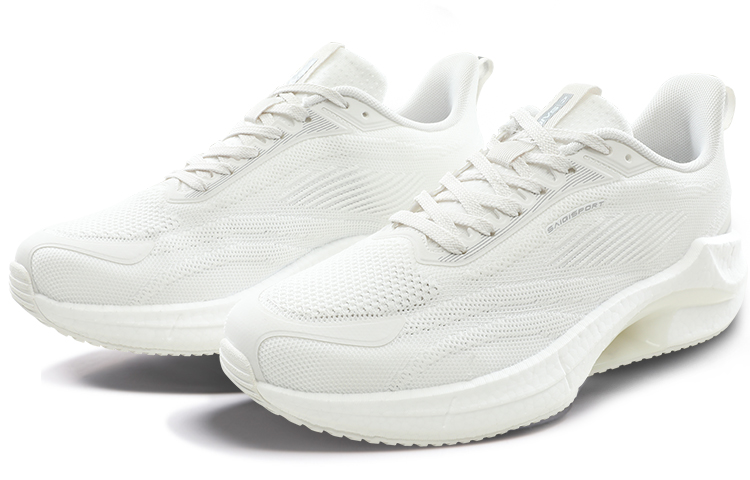 SAIQI Low top Supercritical Running Shoes Men’s Pearl White