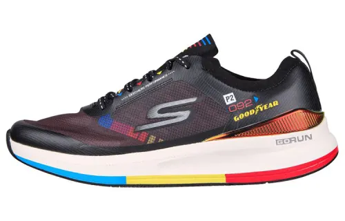 Skechers Running Shoes Men's Low Top Black/White/Multicolor