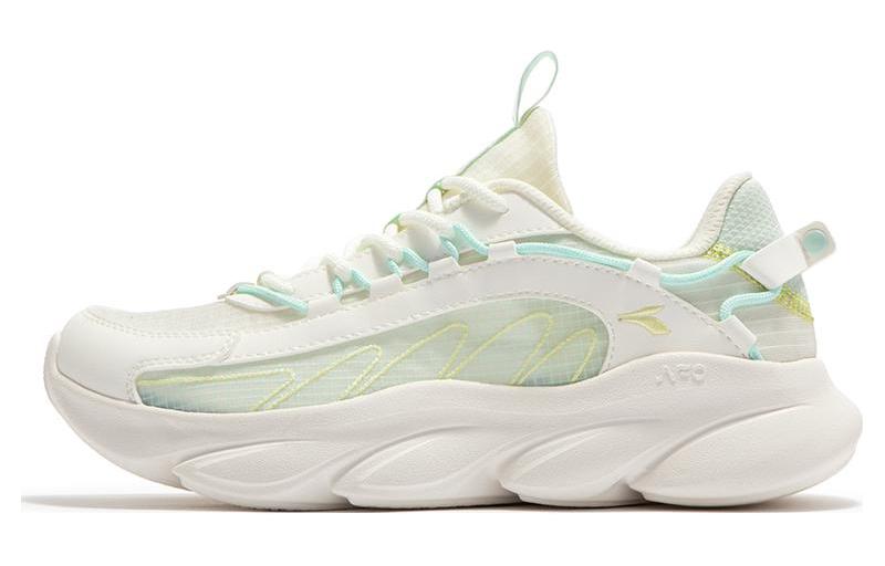 361° Slip Resistant, Abrasion Resistant, Breathable Low top Running Shoes Women’s White Green
