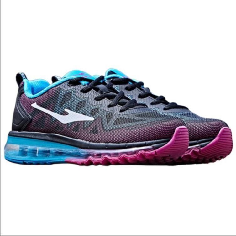 Erke Cushioning, Wear Resistant Low top Running Shoes Women’s Black Blue