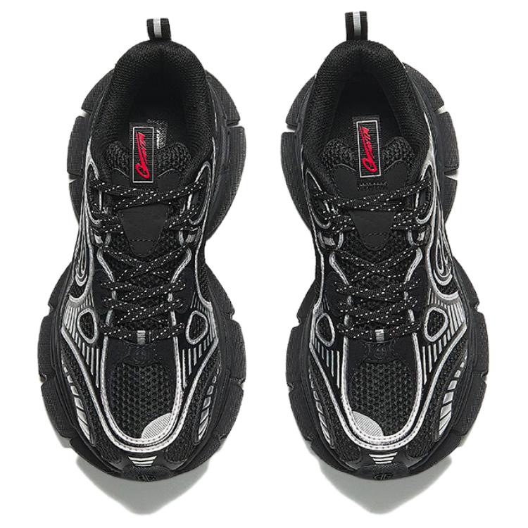 Anta Champion Series AG G01 Fashion Trend Slip Resistant Low top Casual Shoes Women’s Black Silver