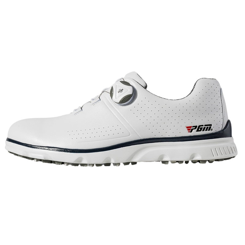 PGM Slip Resistant Abrasion Resistant Low top Golf Shoes Men’s White Blue