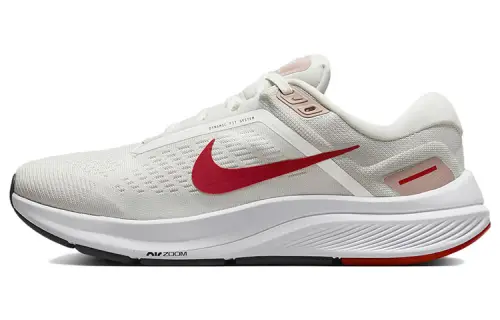 Nike Zoom Structure 24 Low Top White Red Women's