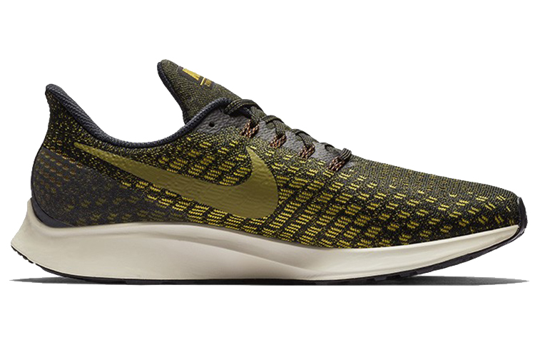 Мужские кроссовки Nike Pegasus 35 (темно-зеленые) — фото 2