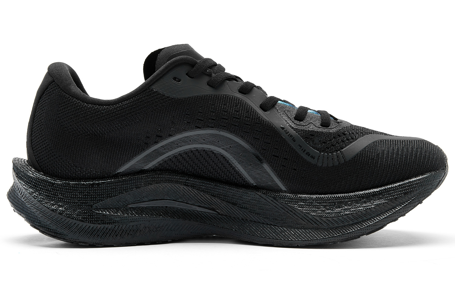 QIAODAN Strong Winds 2.0 Shock Absorbers Slip Resistant Abrasion Resistant Low top Running Shoes Women’s Black Ink Gray
