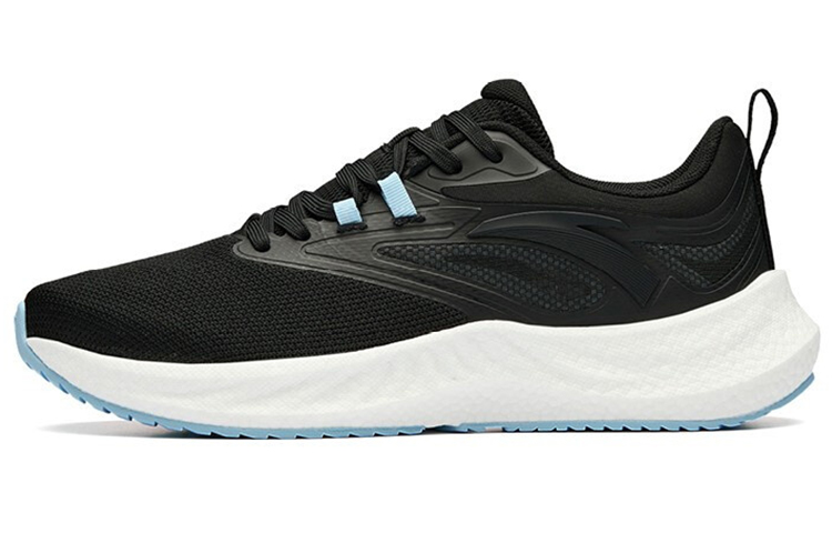 Anta Martian Foam Lightweight Low top Running Shoes Men's Black Blue