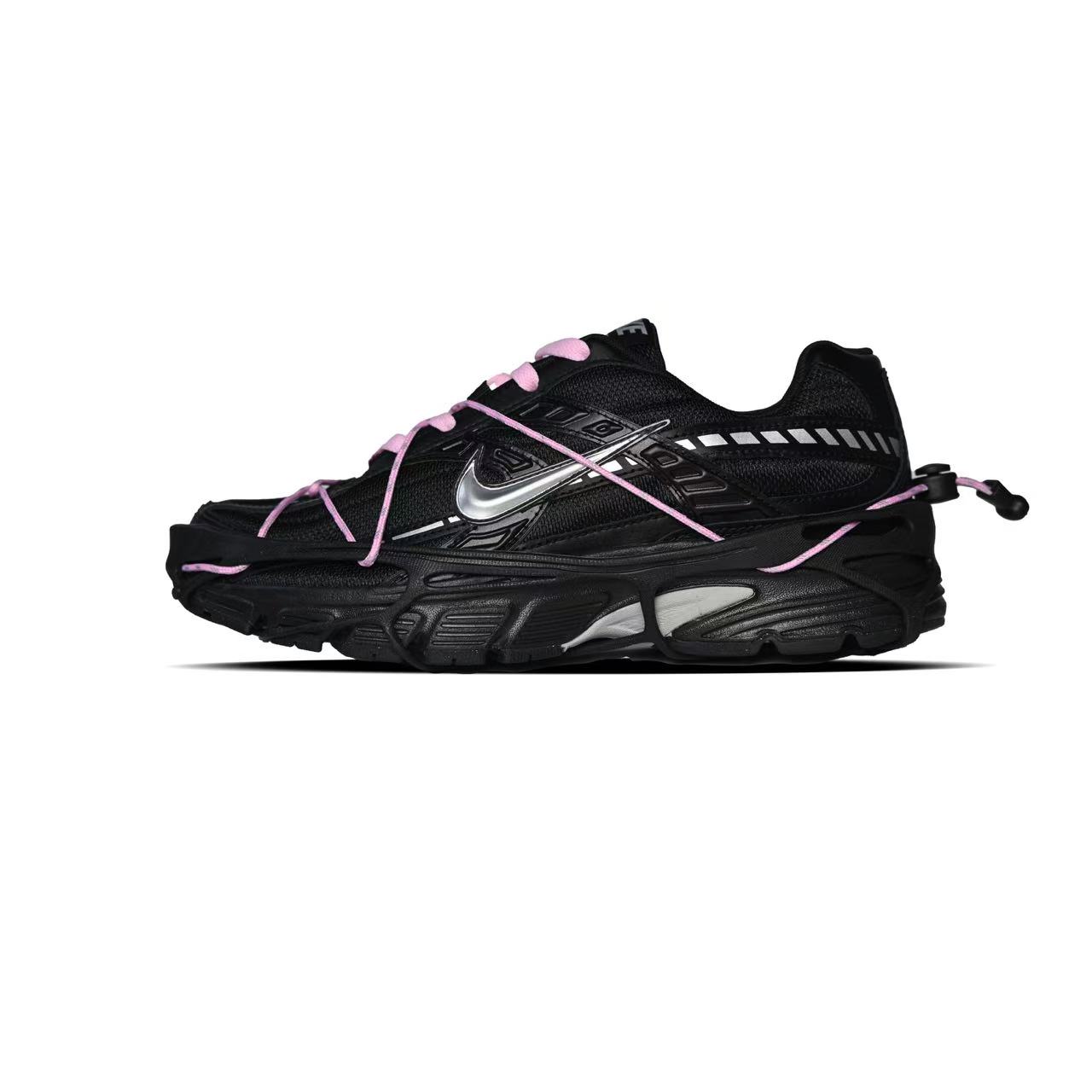 Nike Initiator Cushioning Slip Resistant Abrasion Resistant Breathable Low top Running Shoes Men’s Black Pink