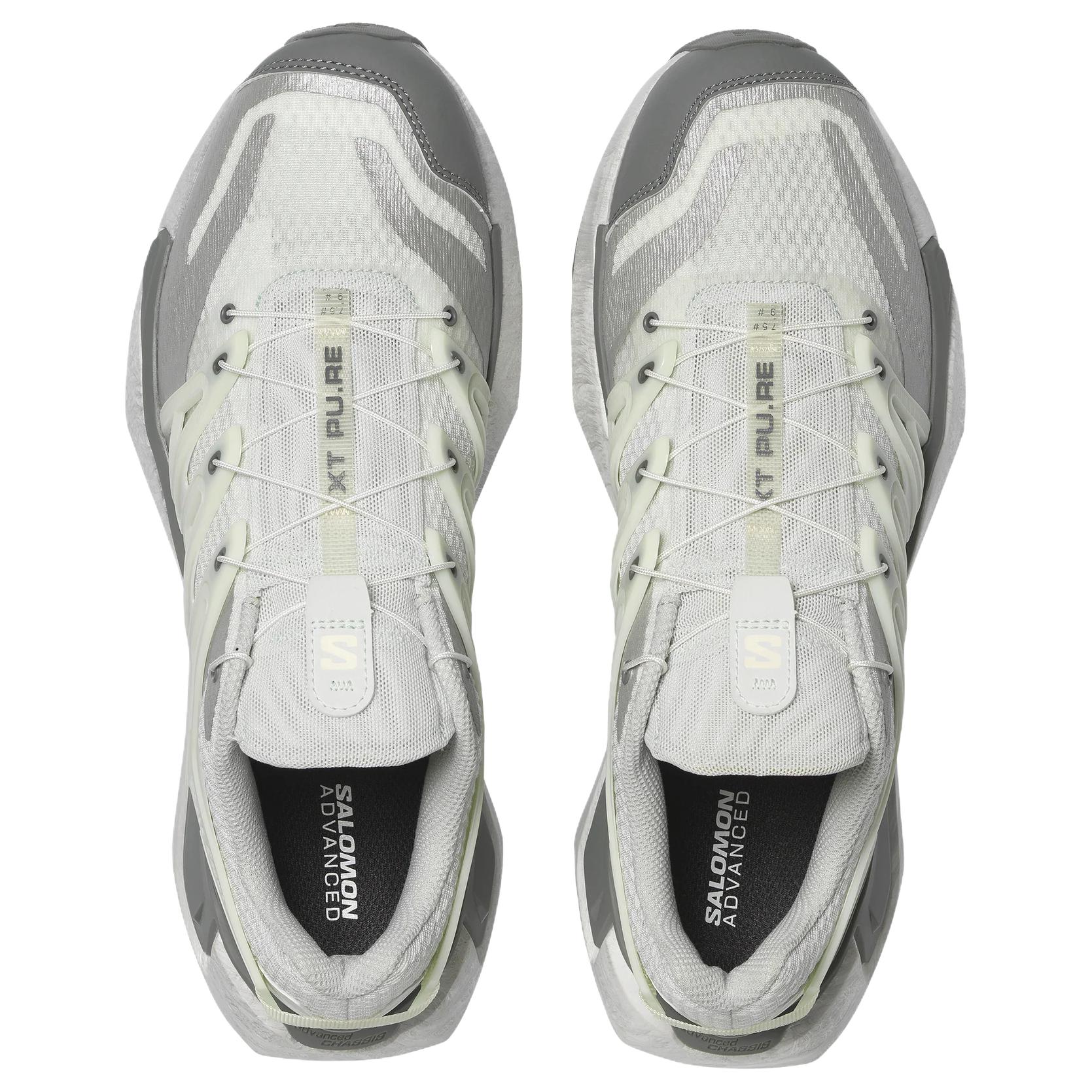 SALOMON XT PU.RE ADVANCED Slip Resistant And Breathable Running Shoes Men’s Silver Gray
