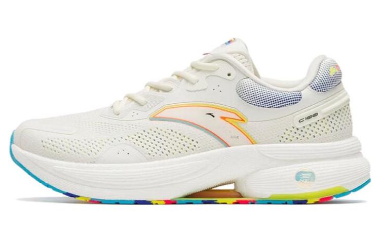 ANTA Running Collection Running Shoes Men's Low Top White/Yellow/Sky Blue