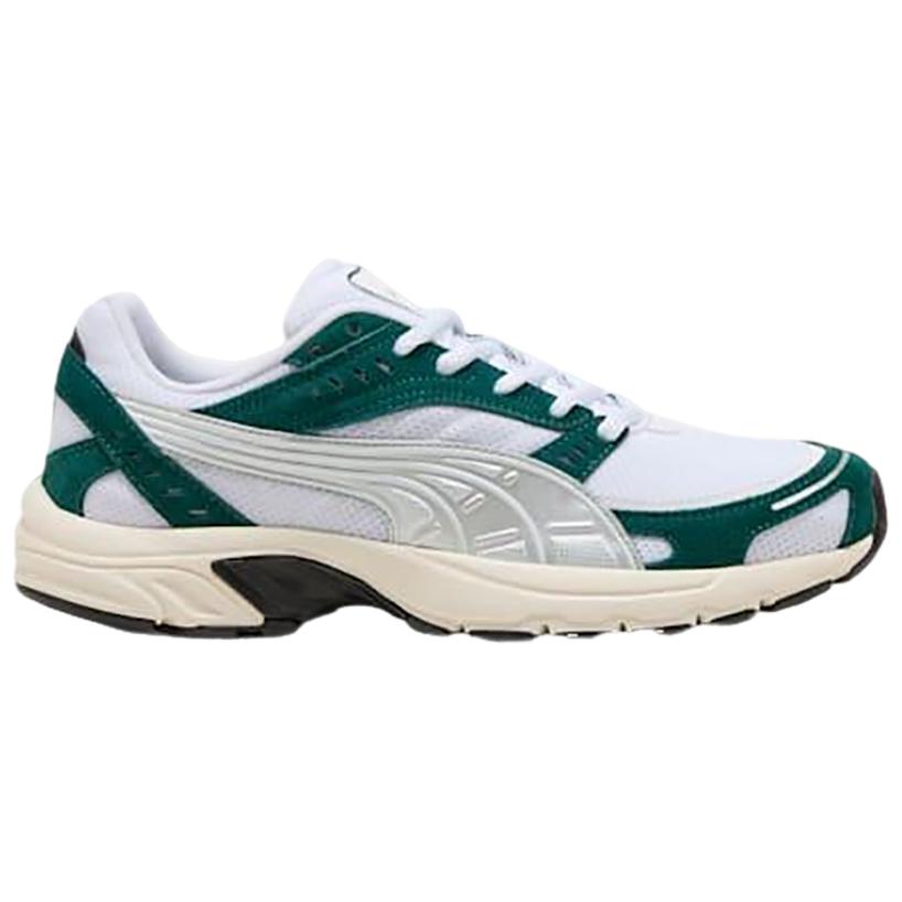 PUMA Axis Abrasion Resistant Low top Racing Running Shoes Unisex White Green