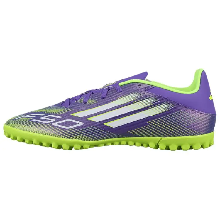 Adidas F50 Soccer Shoes Unisex Purple White Yellow