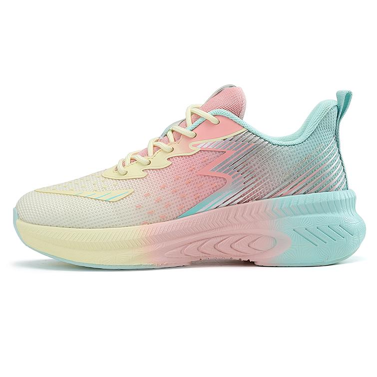BIANSULONG Running Shoes Unisex Low Top Pink Yellow
