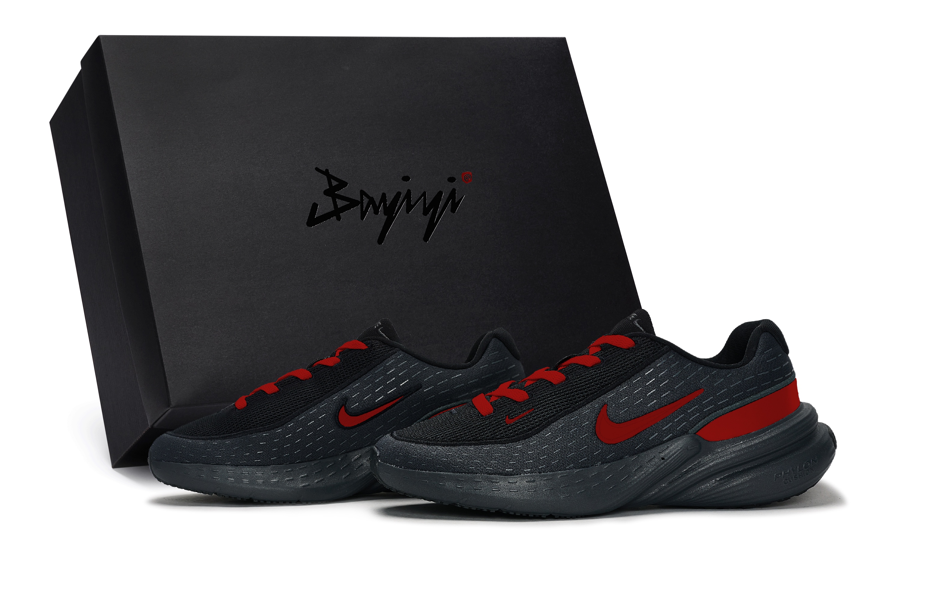 Nike Uplift SC Slip Resistant Abrasion Resistant Low top Running Shoes Unisex Black Red
