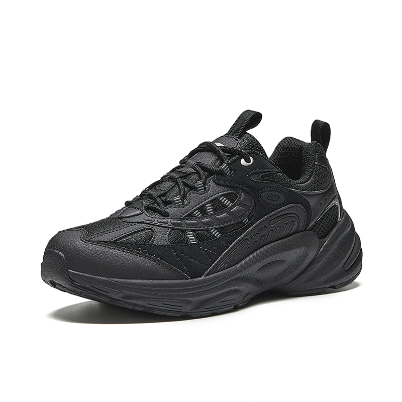 Anta Explorer 2 Slip Resistant Abrasion Resistant Low top Running Shoes Women’s Basic Black
