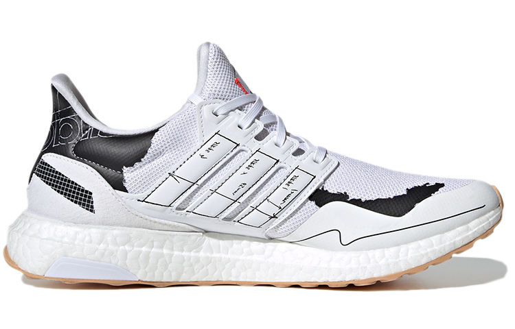 Кроссовки adidas ULT U (бело-черные) — Белый / чёрный — фото 2