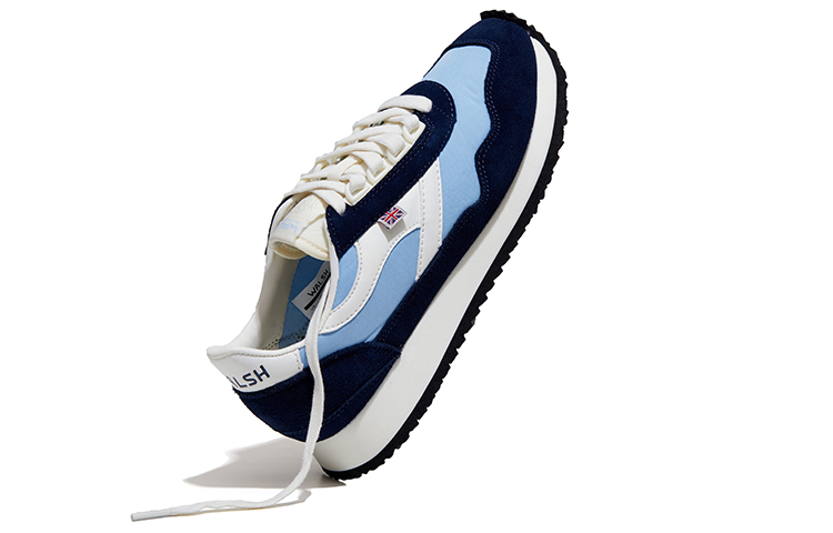 Norman Walsh Leather Cushioning Slip Resistant Abrasion Resistant Coverage Low top Running Shoes Women’s Blue Black