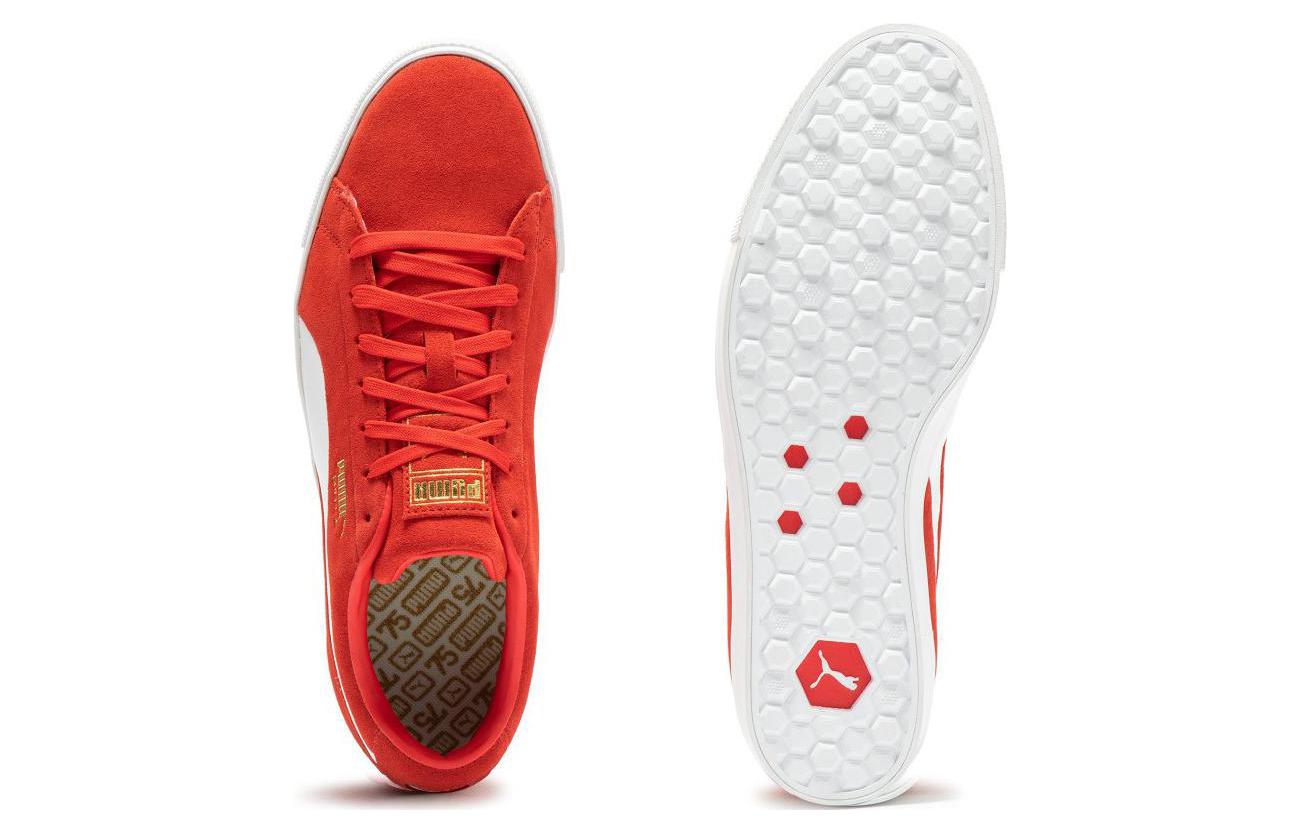 PUMA Fusion Suede For All Time Le Golf Shoes 'Red White'