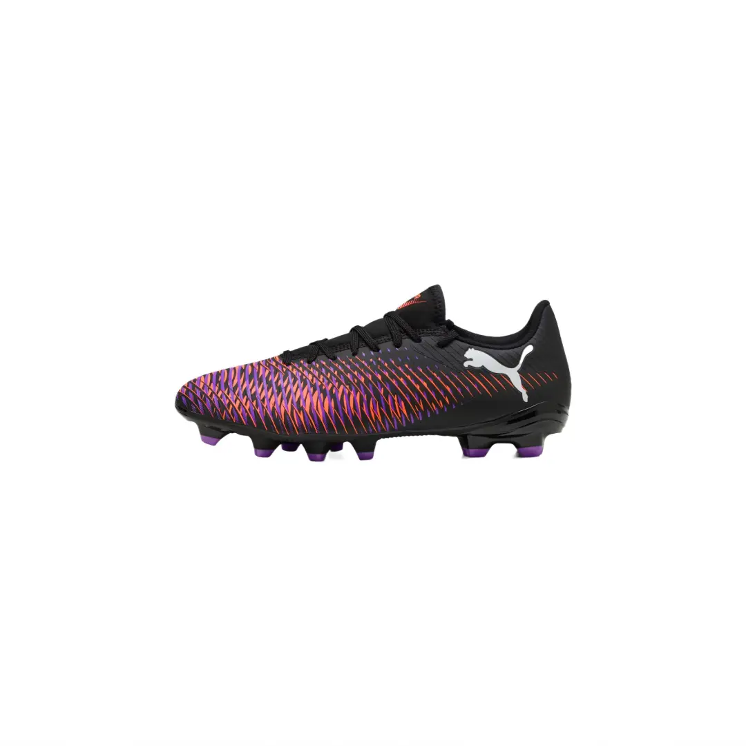 PUMA FUTURE 8 FG Firm Ground Synthetic Leather Soccer Shoes Unisex Black