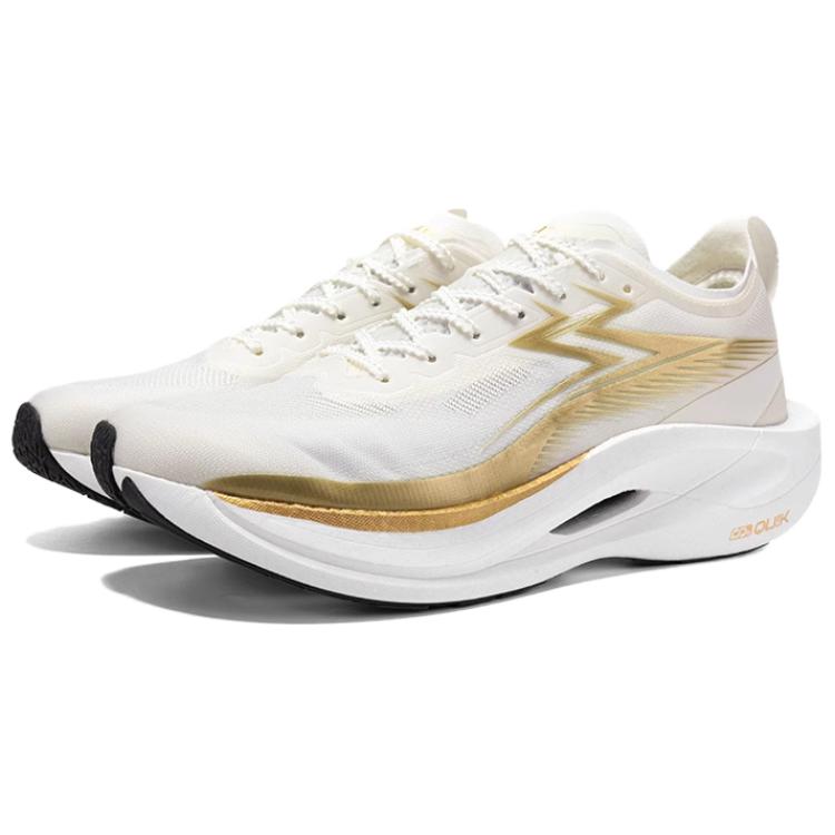 361° Flame TD Cushioning Breathable Low top Training Sprint Running Shoes Men’s White Gold