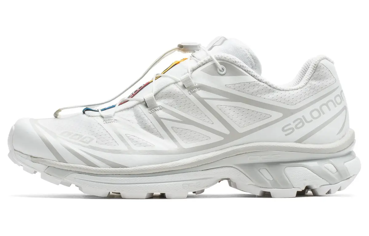 SALOMON XT 6 Breathable Low top Running Shoes Unisex Glacier White