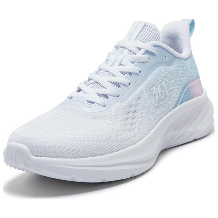 361° Abrasion Resistant Low top Casual Running Shoes Women’s White Blue