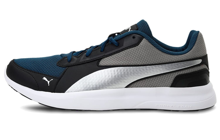 PUMA Echelon V2 Echelon V2 Mu Idp Cushioning, Wear Resistant Low top Running Shoes Unisex Black Gray Blue