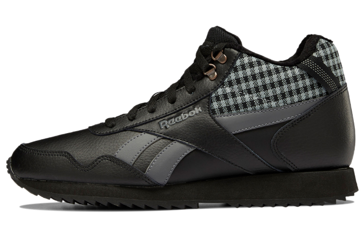 Reebok Royal Glide Running Shoes Men's Mid Top Black/Gray