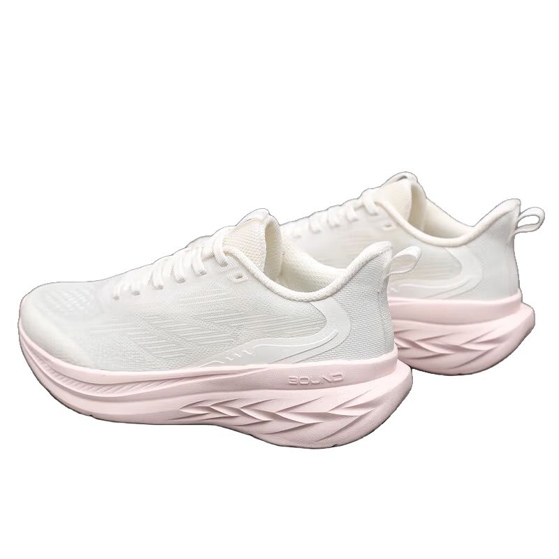 361° Slip Resistant, Abrasion Resistant, Breathable Low top Casual Running Shoes Women’s White Pink
