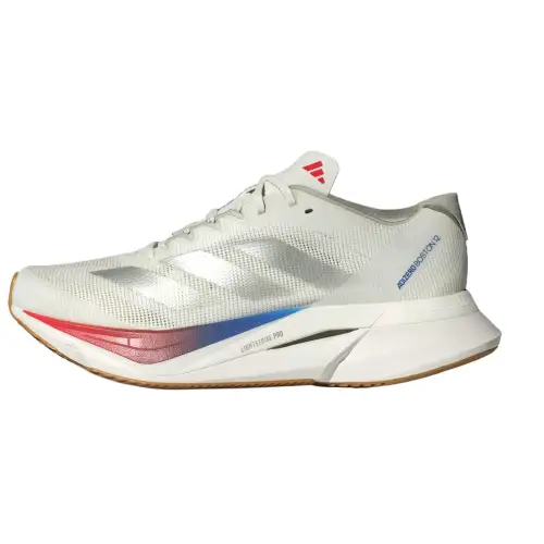 Adidas Wmns Adizero Boston 12 'White Matte Silver Pure Ruby' Women's