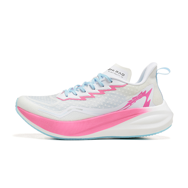 LIZHIPAO Running Shoes Unisex Low Top White Peach/Red/White Light Blue