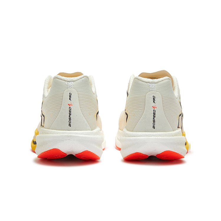 361° Blitz Speed 4 Pro Mesh Low top Casual Physical Fitness Test Physical Exam Racing Running Shoes Unisex White Yellow