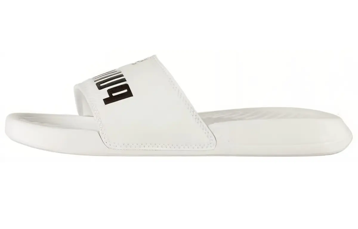 PUMA Popcat White Slide 'White Black' Women's