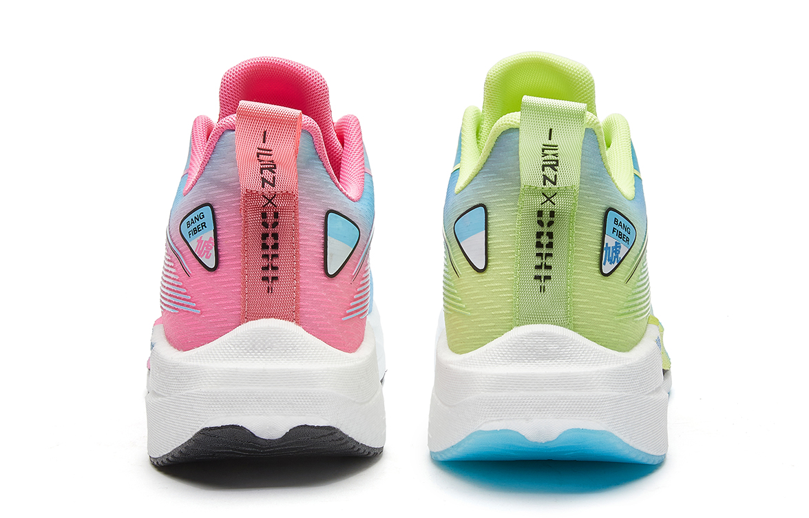 IFXRN X VOIT Running Shoes Unisex Low Top Right Neon Green/Rose Red & Violet