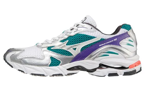 Mizuno Wave Rider 10 Mesh, Textile Slip Resistant, Abrasion Resistant, Breathable, Lightweight